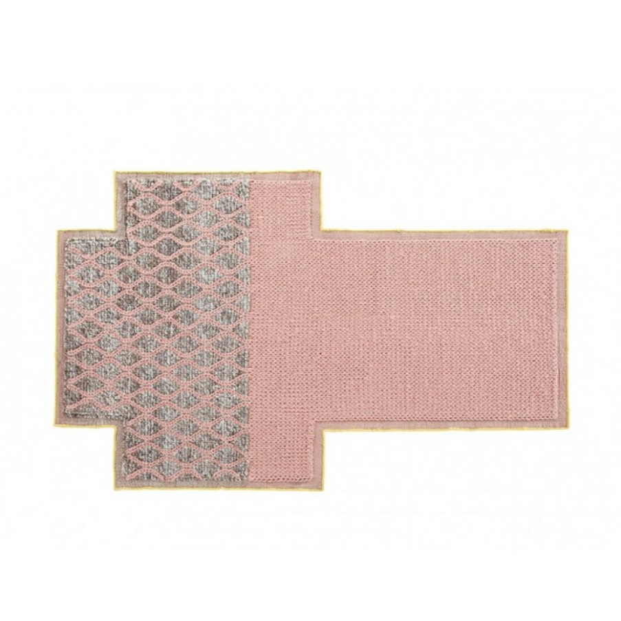 Textiel Textiel | Gan Mangas Tapijt Roze