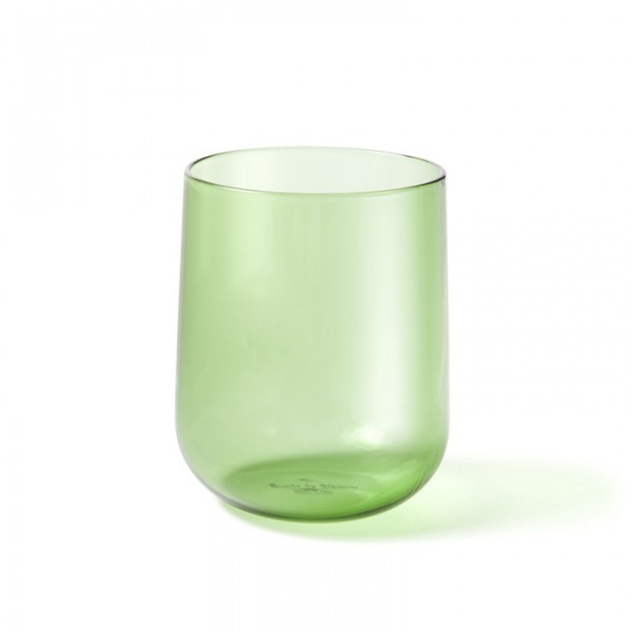 Deco Deco | Atipico Crudo Glas Set Van 4 Groen Groot Cm Dia9/8 X H10