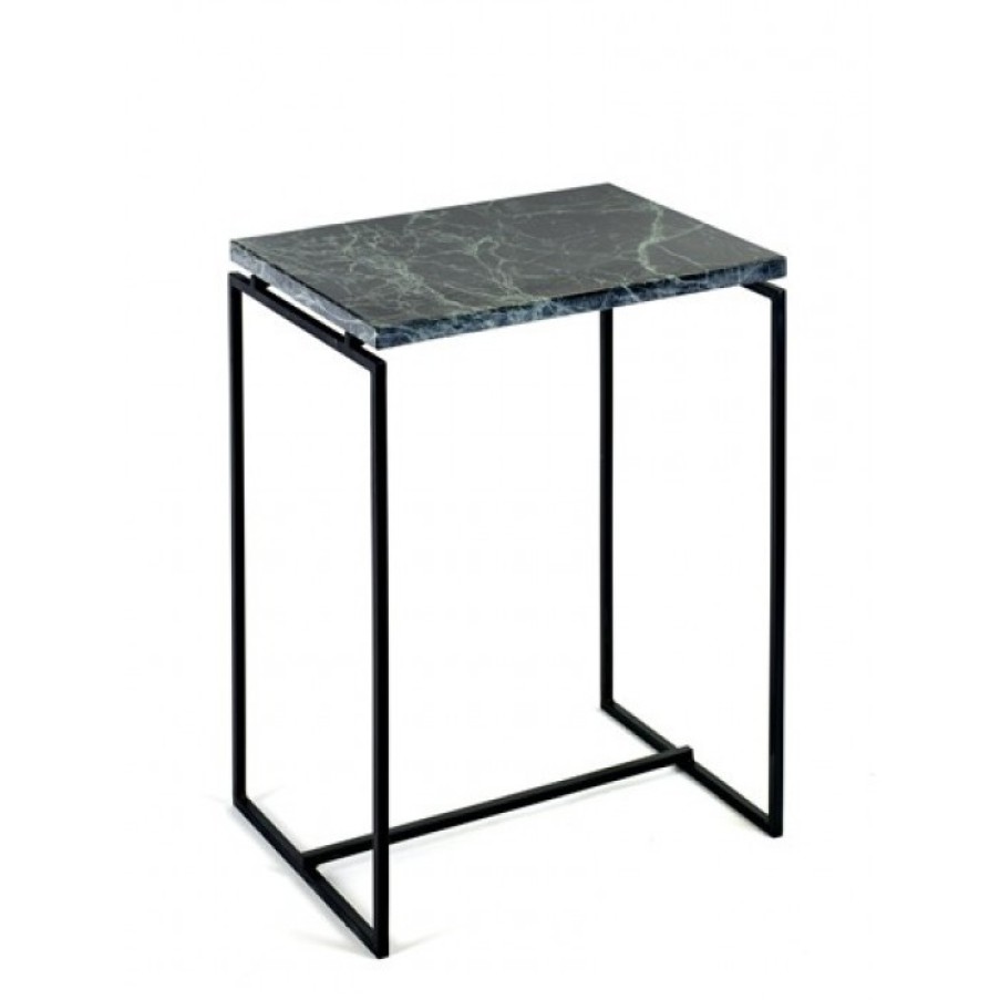 Meubelen Meubelen Bijzet- En Salontafels | Serax Dialect Tafel Groen Marmer Cm 40 X 30 X H52