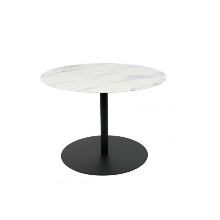 Meubelen Meubelen Bijzet- En Salontafels | Zuiver Bv Side Table Snow Marble Round M