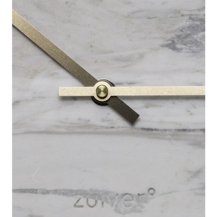 Deco Deco | Zuiver Marble Time Klok Marmer Cm Dia25 X H4,5 Cm