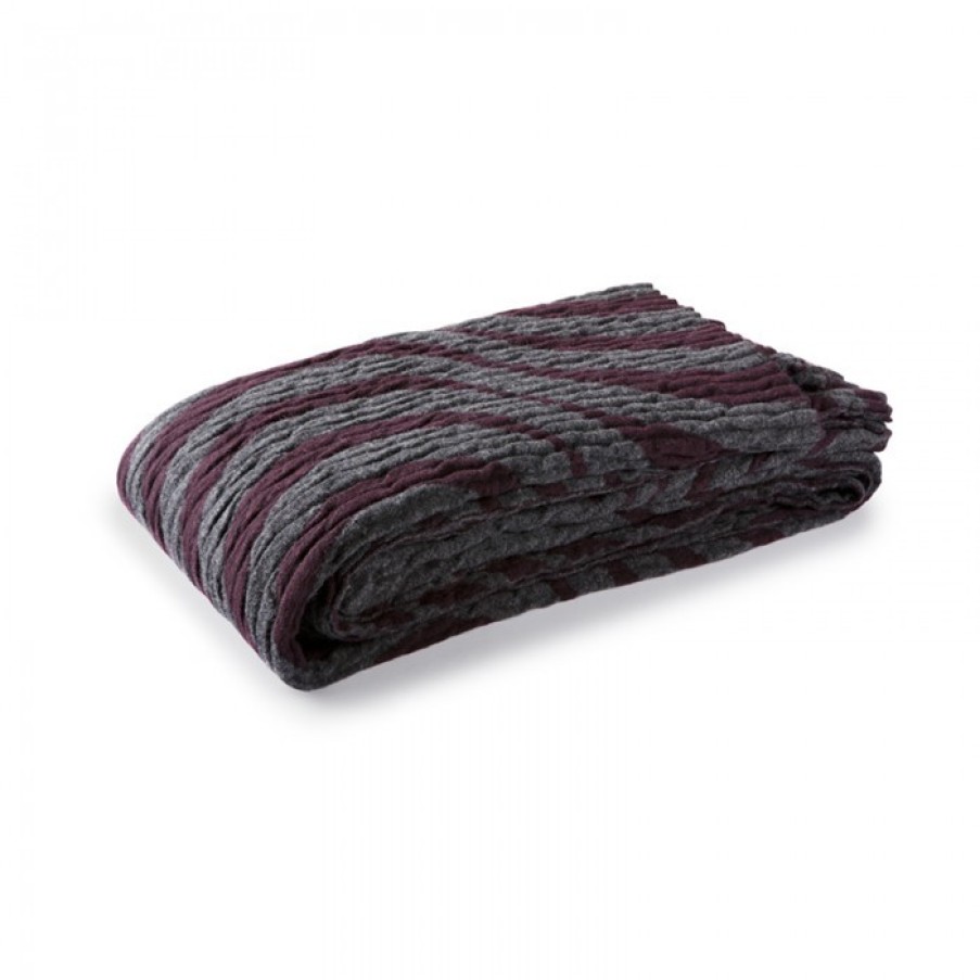 Textiel Textiel | Atipico Iride Plaid Purper Cm 130 X 180 Circa