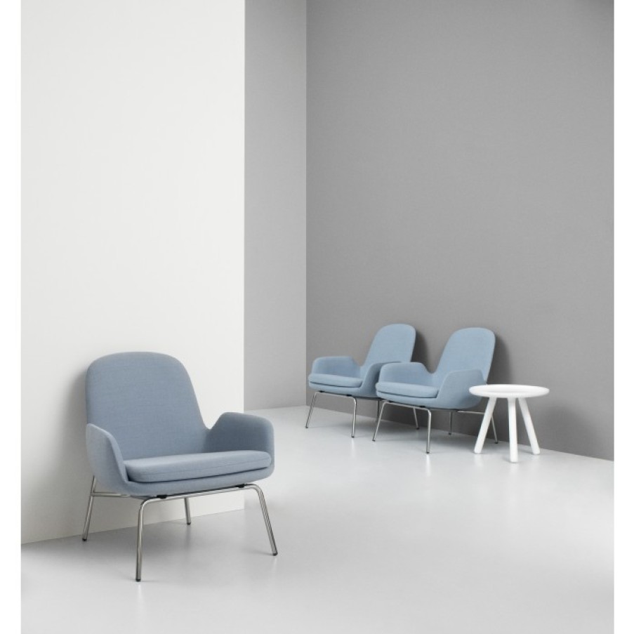 Meubelen Meubelen Relaxstoelen | Normann Copenhagen Era Lounge Low Chrome Cm 75 X 72 X H77