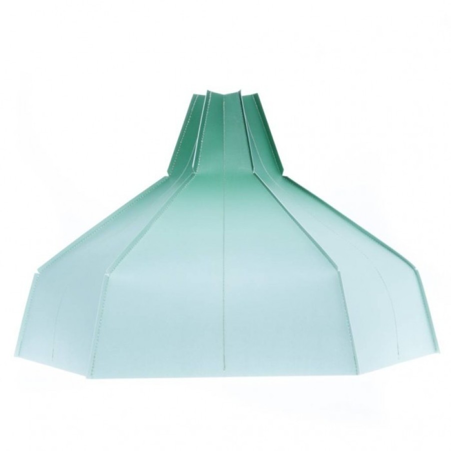 Verlichting Verlichting | Tiny Miracles Papieren Lamp Voor Te Vouwen Wit Groene Tinten