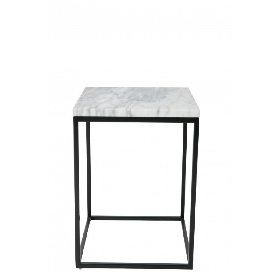 Meubelen Meubelen Bijzet- En Salontafels | Zuiver Marble Power Tafel Marmer Cm 32 X 32 X H43