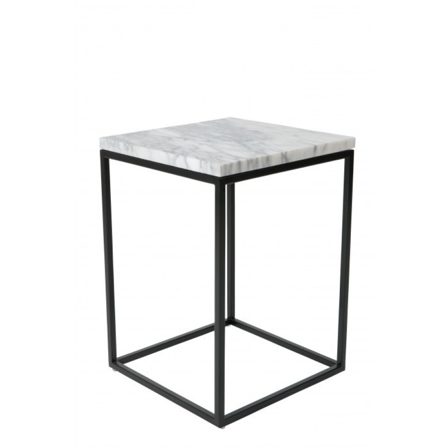 Meubelen Meubelen Bijzet- En Salontafels | Zuiver Marble Power Tafel Marmer Cm 32 X 32 X H43