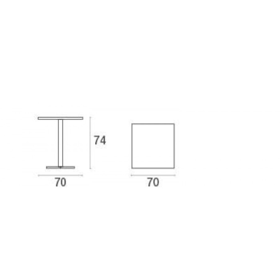 Tuin Tafels Eettafels | Emu Darwin Tafel Cm 70 X 70 X H74