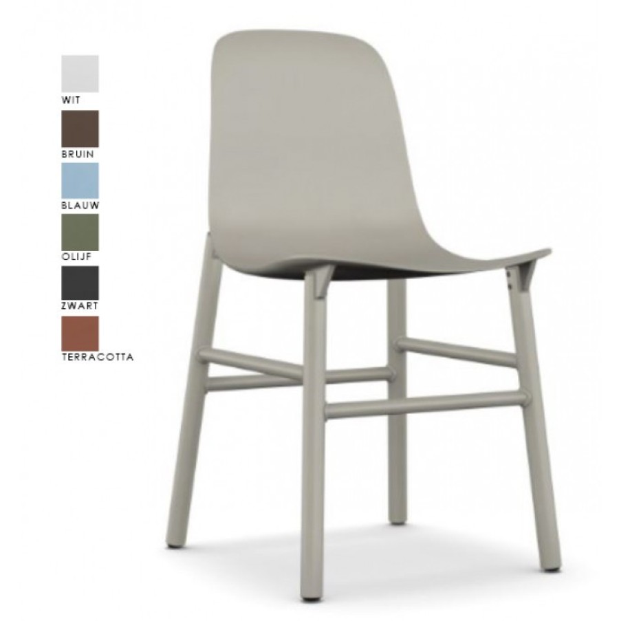 Meubelen Meubelen Stoelen | Kristalia Sharky Stoel Cm 45 X 54 X H87