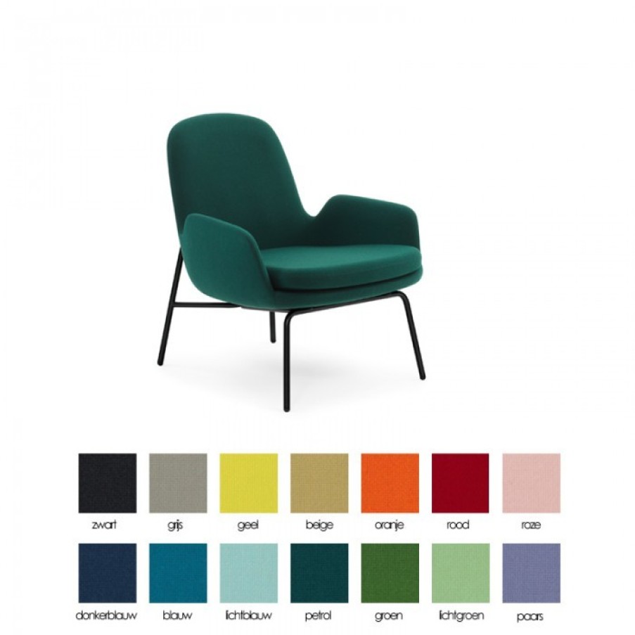 Meubelen Meubelen Relaxstoelen | Normann Copenhagen Era Lounge Low Met Onderstel Cm 75 X 72 X H77