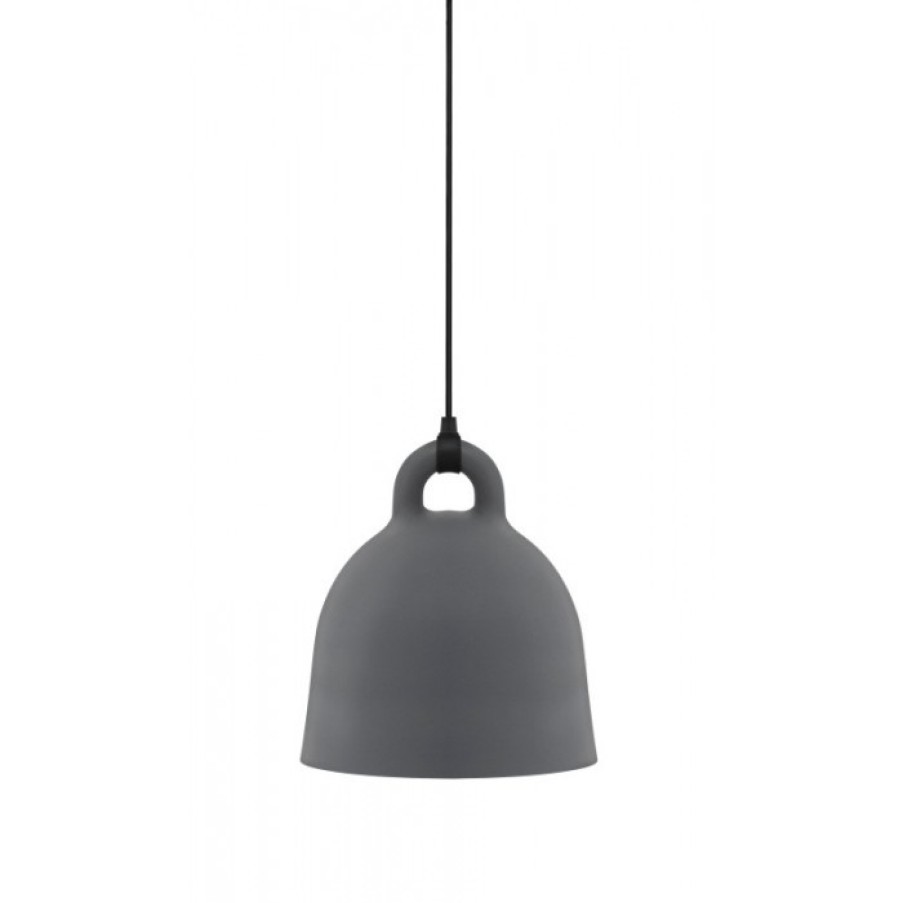 Verlichting Verlichting | Normann Copenhagen Bell Lamp Small Grijs Cm Dia35 X H37