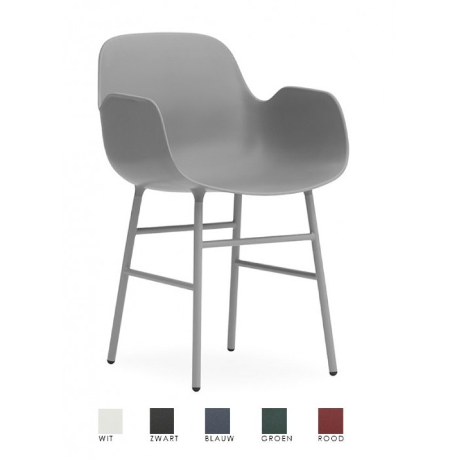 Meubelen Meubelen Stoelen | Normann Copenhagen Form Armstoel Set Van 2 Cm 52 X 56 X H78