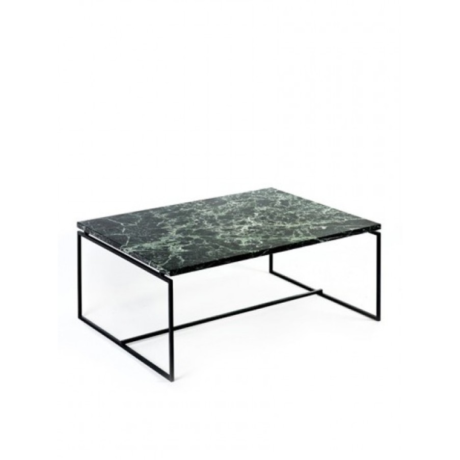 Meubelen Meubelen Bijzet- En Salontafels | Serax Dialect Tafel Groen Marmer Cm 60 X 80 X H32