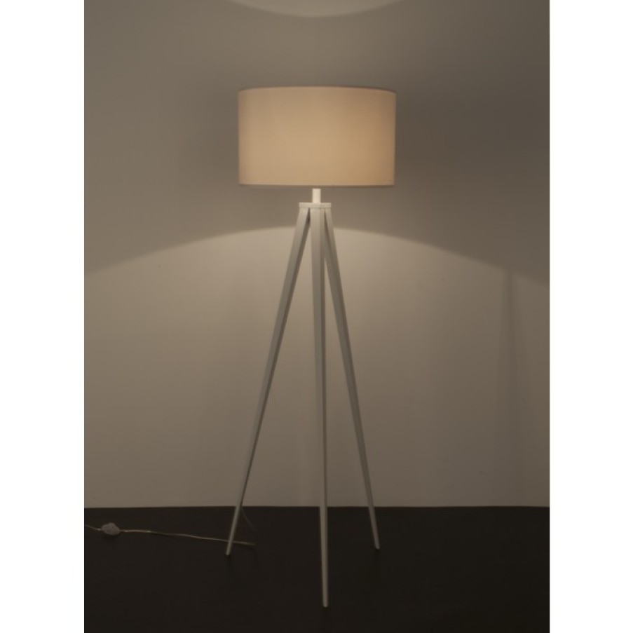 Verlichting Verlichting | Zuiver Tripod Staande Lamp Wit Cm Dia50 X H157