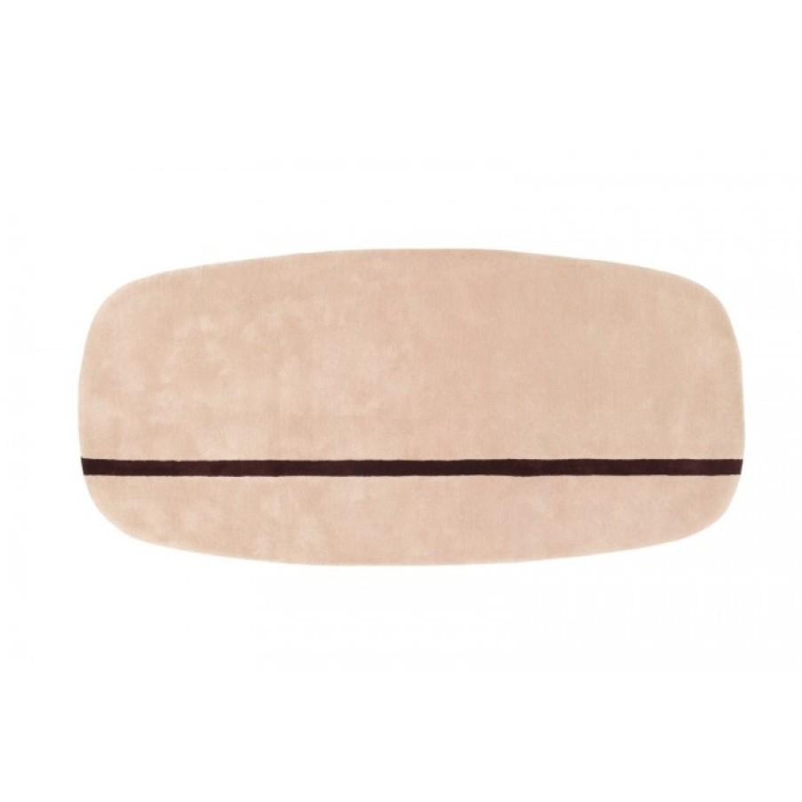 Textiel Textiel | Normann Copenhagen Oona Tapijt Roze Cm 90 X 200