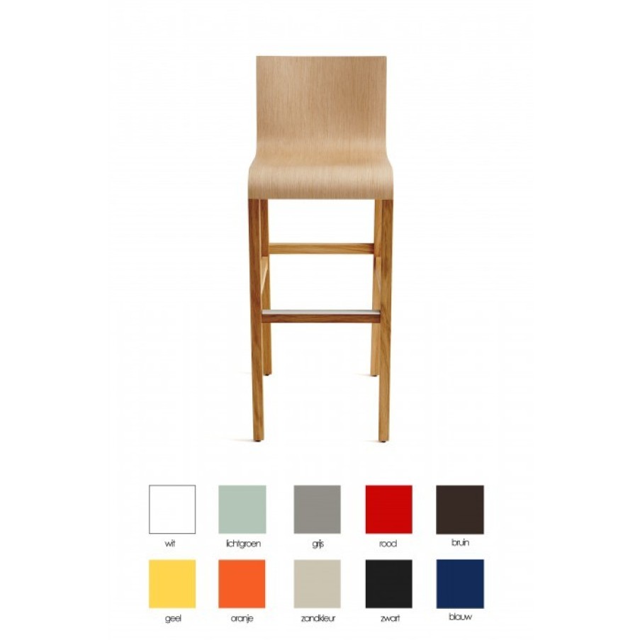 Meubelen Meubelen Barstoelen | Billiani Foglia Barstoel Cm 41 X 49 X H107,5