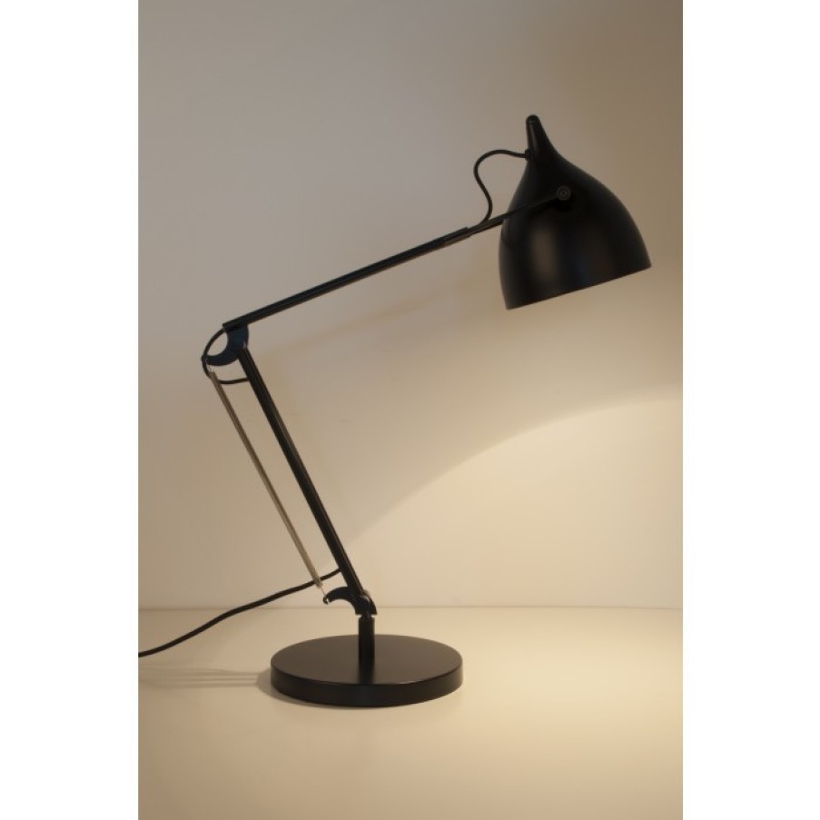 Verlichting Verlichting | Zuiver Reader Bureaulamp Zwart Cm Dia22 X H76