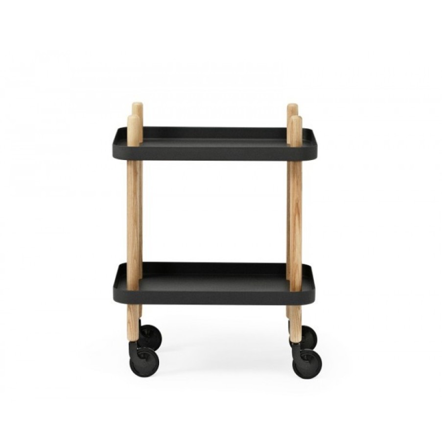 Ruimte Outlet | Normann Copenhagen Block Tafel Zwart Cm 50 X 35 X H64