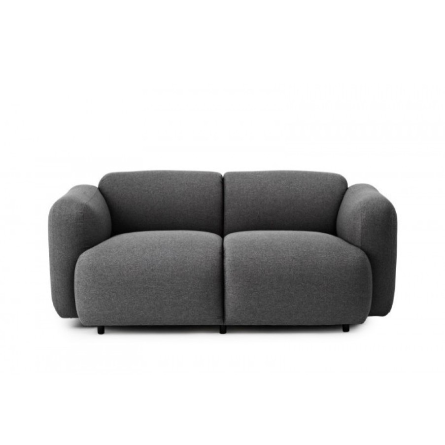 Meubelen Meubelen | Normann Copenhagen Swell 2Zit Grijs Cm 167 X 93 X H70