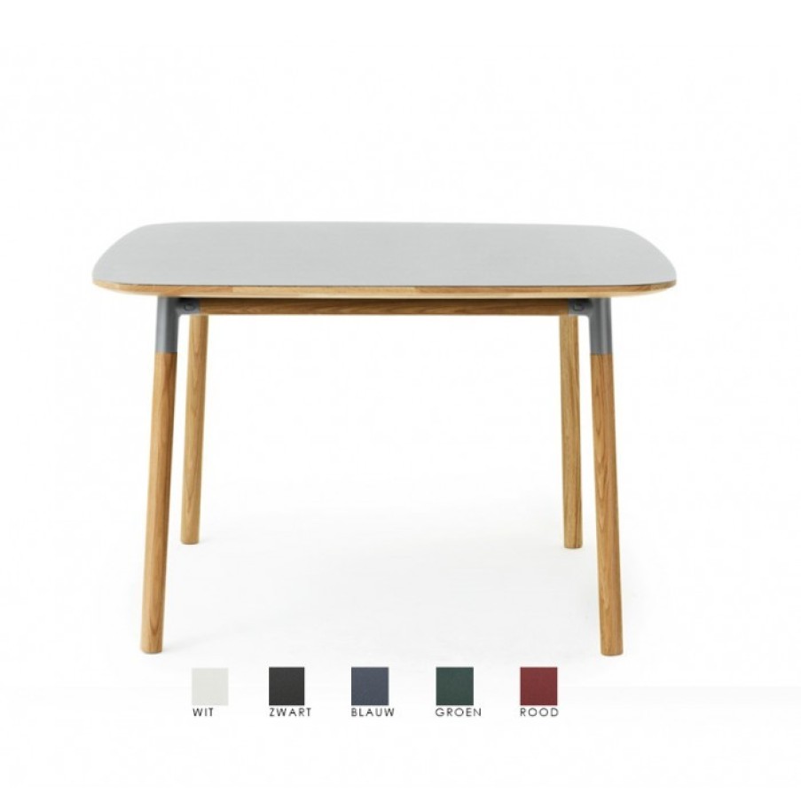 Meubelen Meubelen Eettafels | Normann Copenhagen Form Tafel Eiken Poten Cm 120 X 120 X H74,4