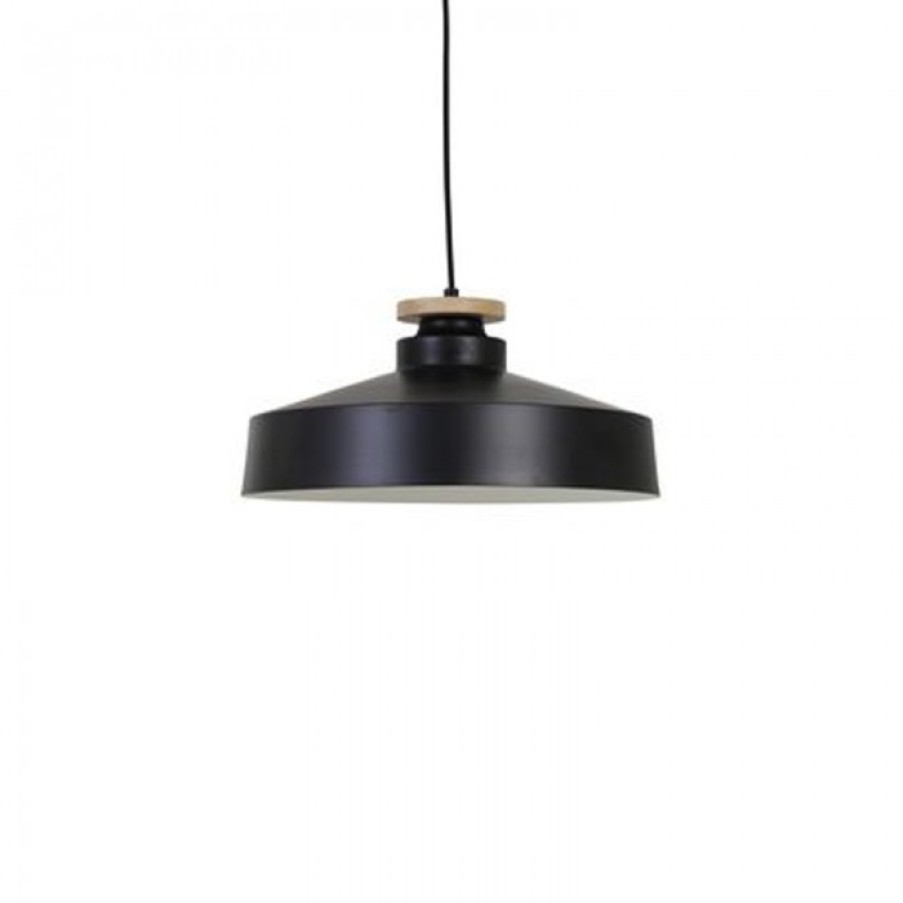 Verlichting Verlichting | L & L Neda Hanglamp Zwart Cm Dia40 X H18