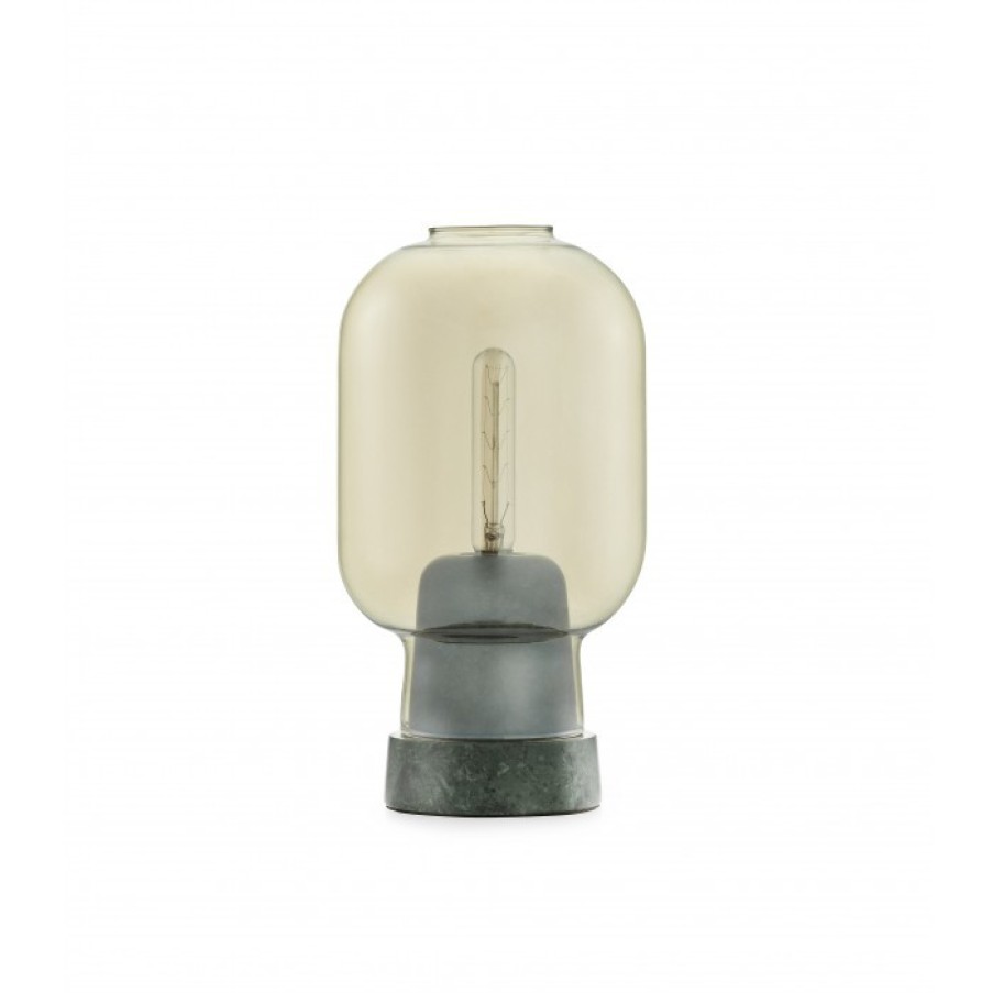 Verlichting Verlichting | Normann Copenhagen Amp Tafellamp Goud/Groen Cm Dia14 X H26,5