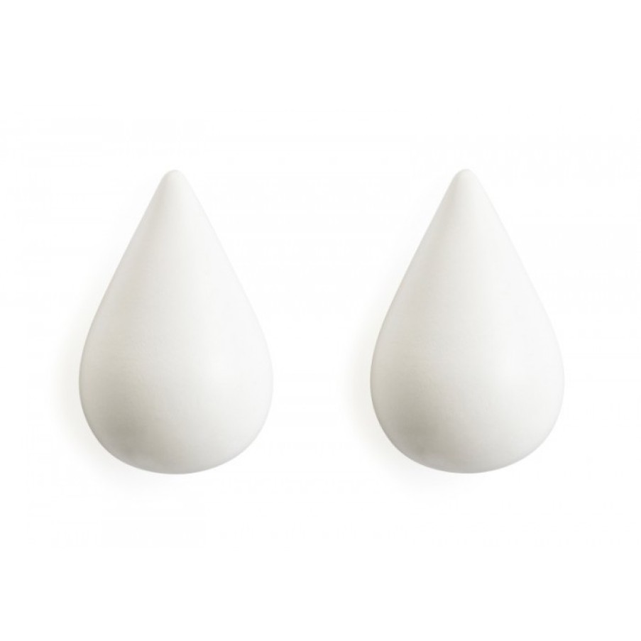 Verlichting Deco | Normann Copenhagen Dropit Small Set Van 2 Wit Mm 77 X 50 X 80