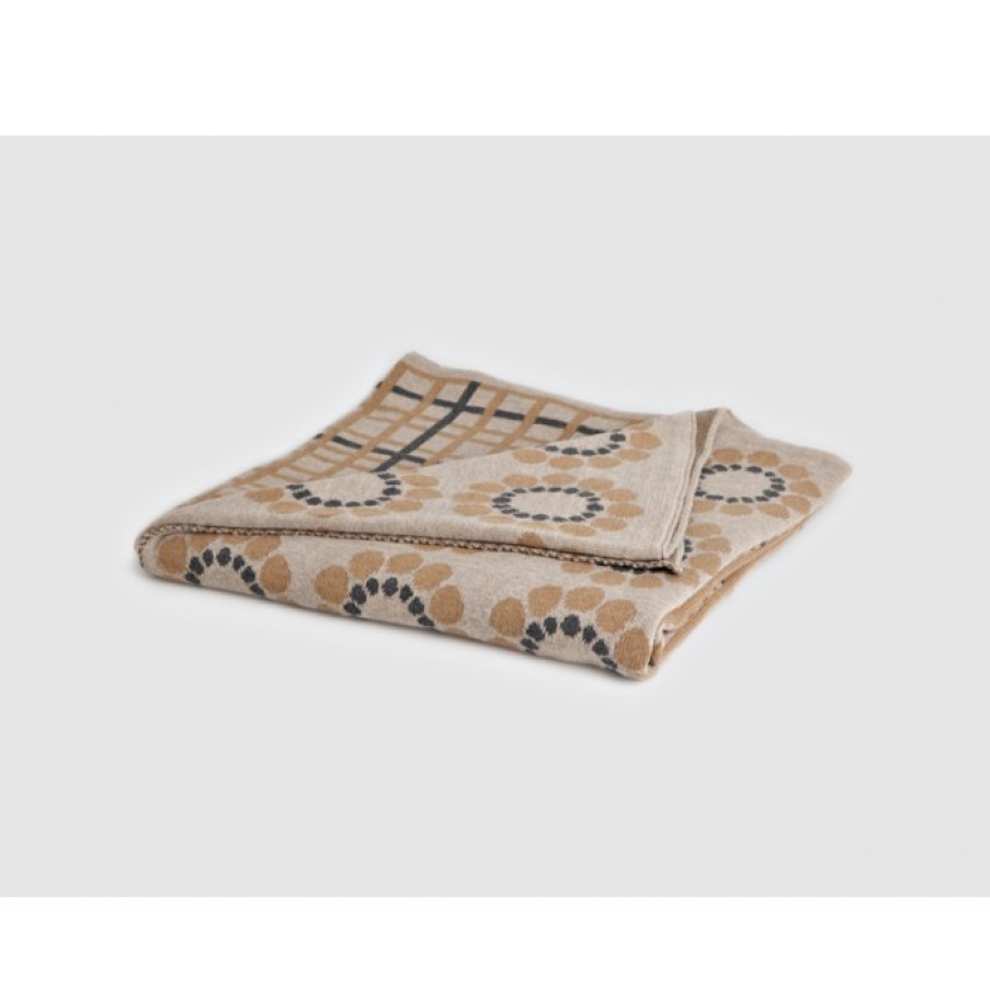 Textiel Textiel | Ilaria.I Plaid Beige Cm 185 X 130