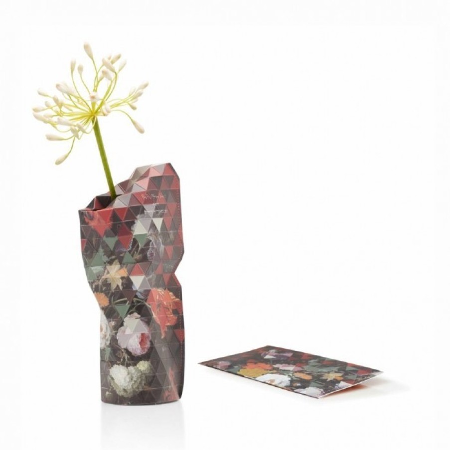 Deco Deco | Tiny Miracles Papieren Vaas Cover Stilleven Met Bloemen Klein