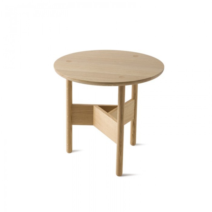 Meubelen Meubelen Bijzet- En Salontafels | Atipico Orbital Tafel Eik Rond Small Cm Dia50 X H45