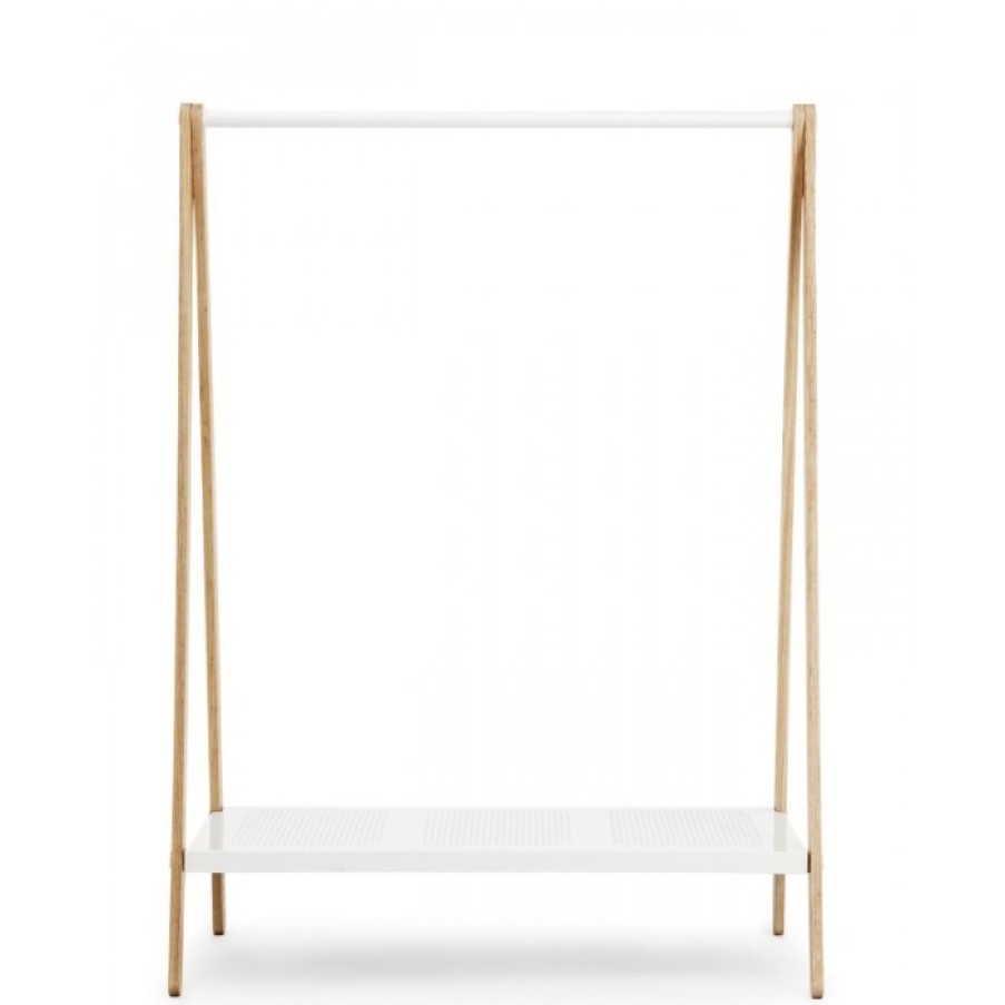 Meubelen Meubelen Kledingmeubels | Normann Copenhagen Toj Rek Large Wit Cm 120 X 59,5 X H160