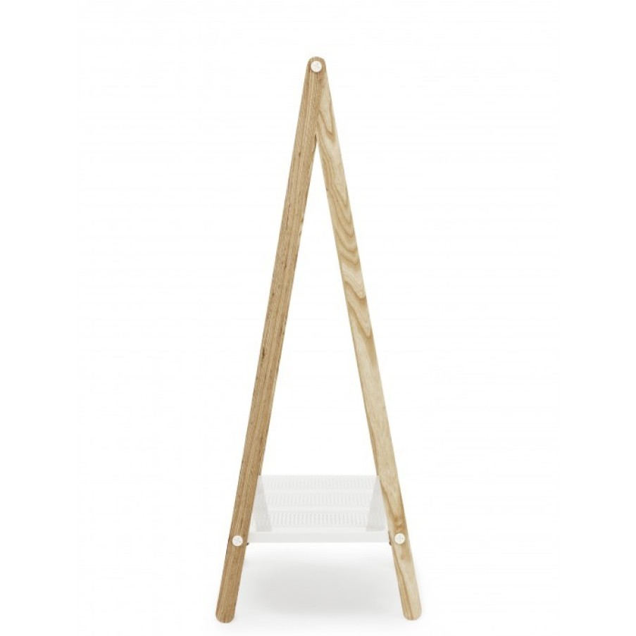 Meubelen Meubelen Kledingmeubels | Normann Copenhagen Toj Rek Large Wit Cm 120 X 59,5 X H160