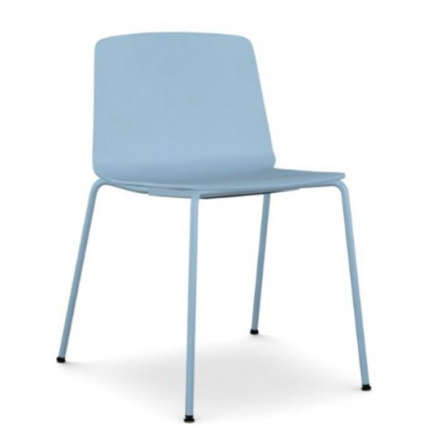 Meubelen Meubelen Stoelen | Kristalia Rama Stoel Lichtblauw Cm 54 X 54 X H75