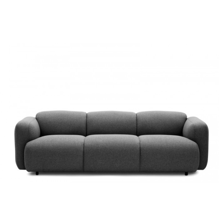 Meubelen Meubelen | Normann Copenhagen Swell 3Zit Grijs Cm 235 X 93 X H70