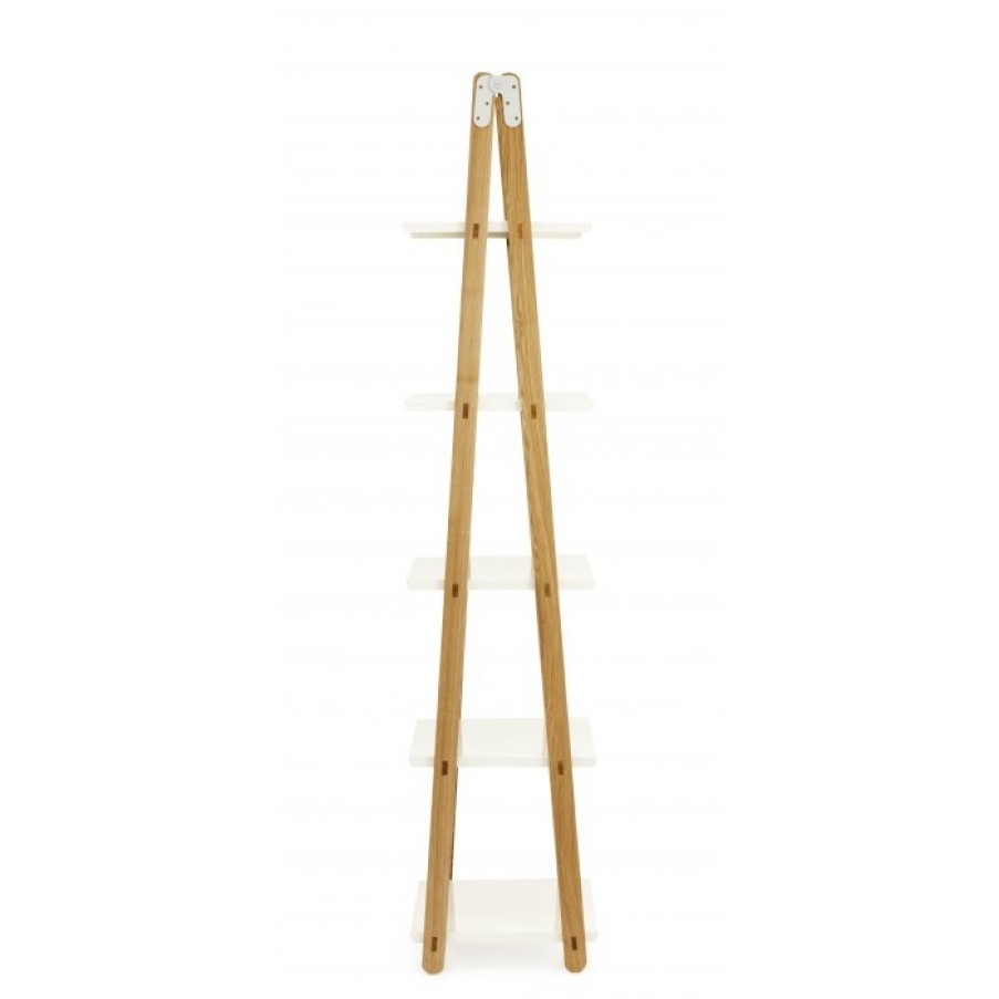 Meubelen Meubelen Boekenmeubels | Normann Copenhagen One Step Up Bookcase High Wit Cm 78 X 45 X H200